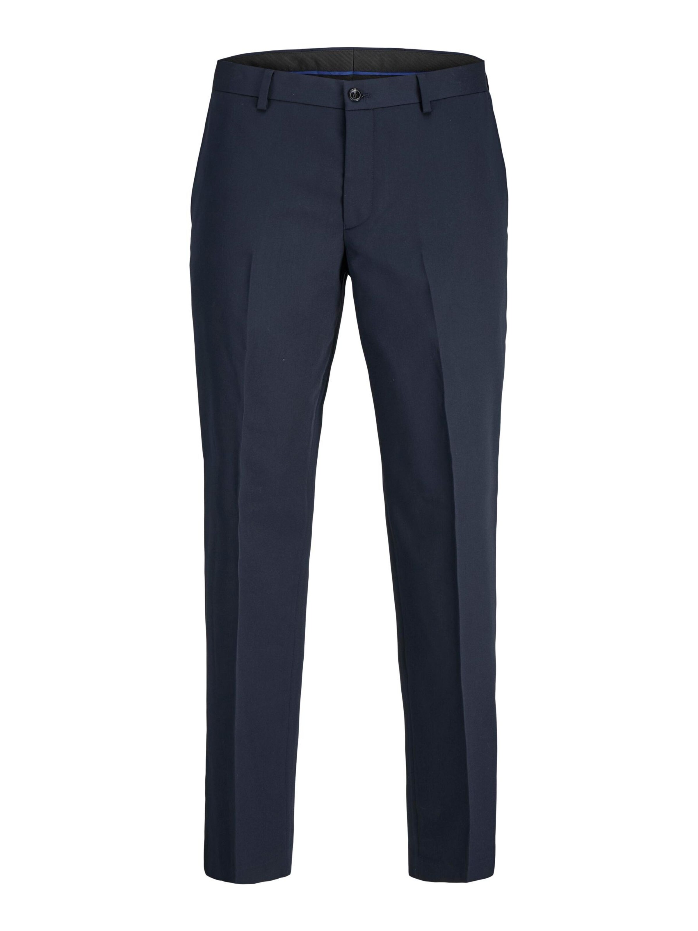 JACK & JONES Loosefit Bukser med fals 'JPRFranco' i blå: forside