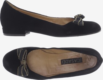 Casadei Flats & Loafers in 43 in Black: front