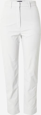 Marks & Spencer Слим фит Панталон Chino в бяло: отпред