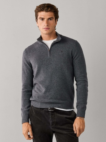 Pullover di Hackett London in grigio: frontale