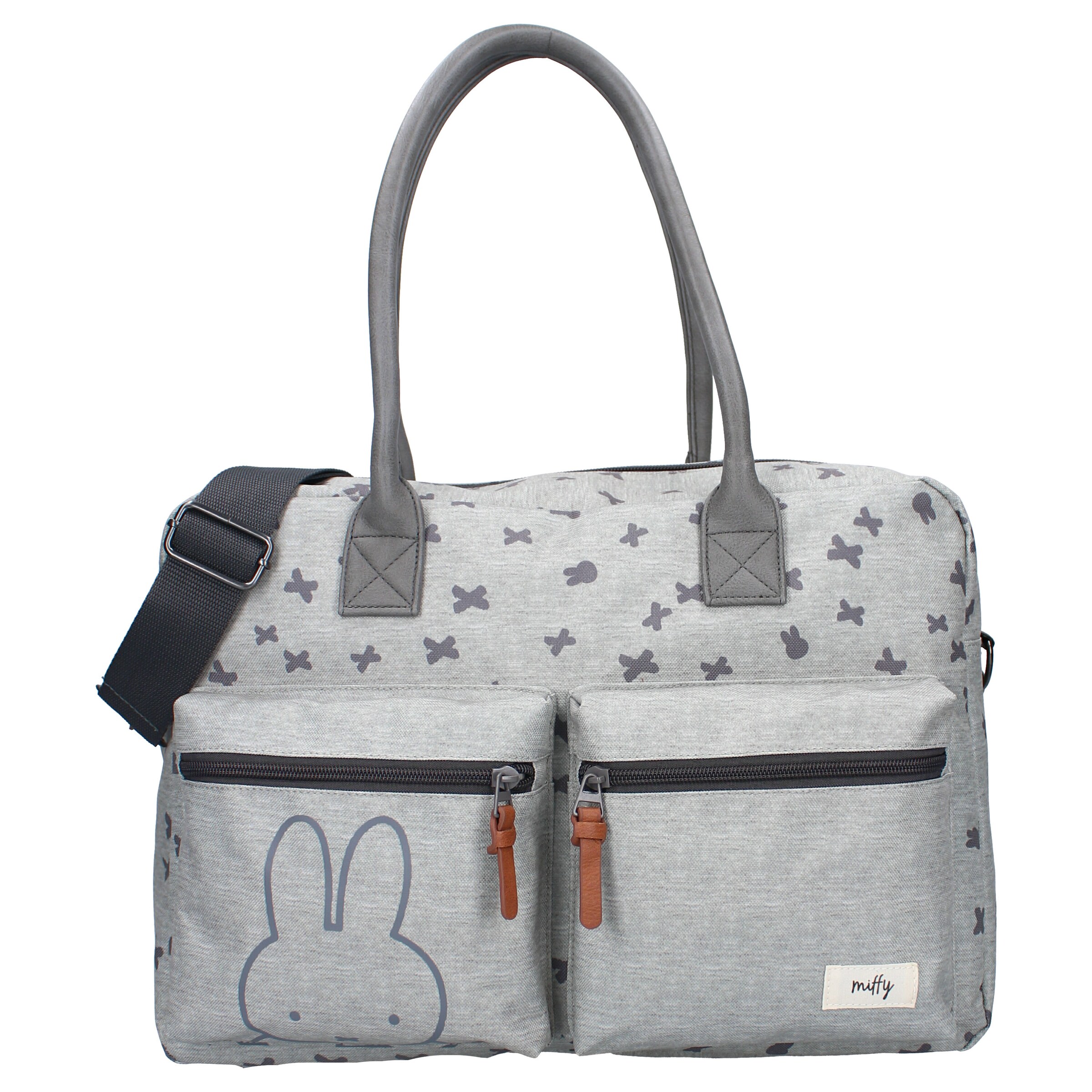 VADOBAG Wickeltasche in Grau: Vorderseite