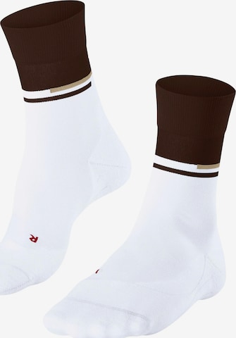 FALKE Athletic Socks 'RU Compression Stabilizing' in Brown: front