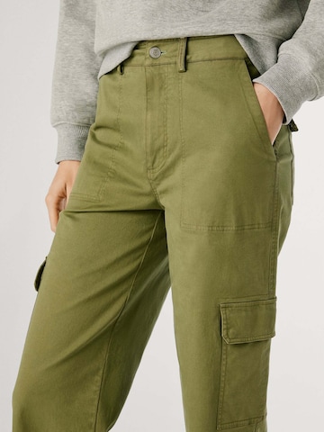 Pepe Jeans Regular Cargo trousers 'TINI' in Green