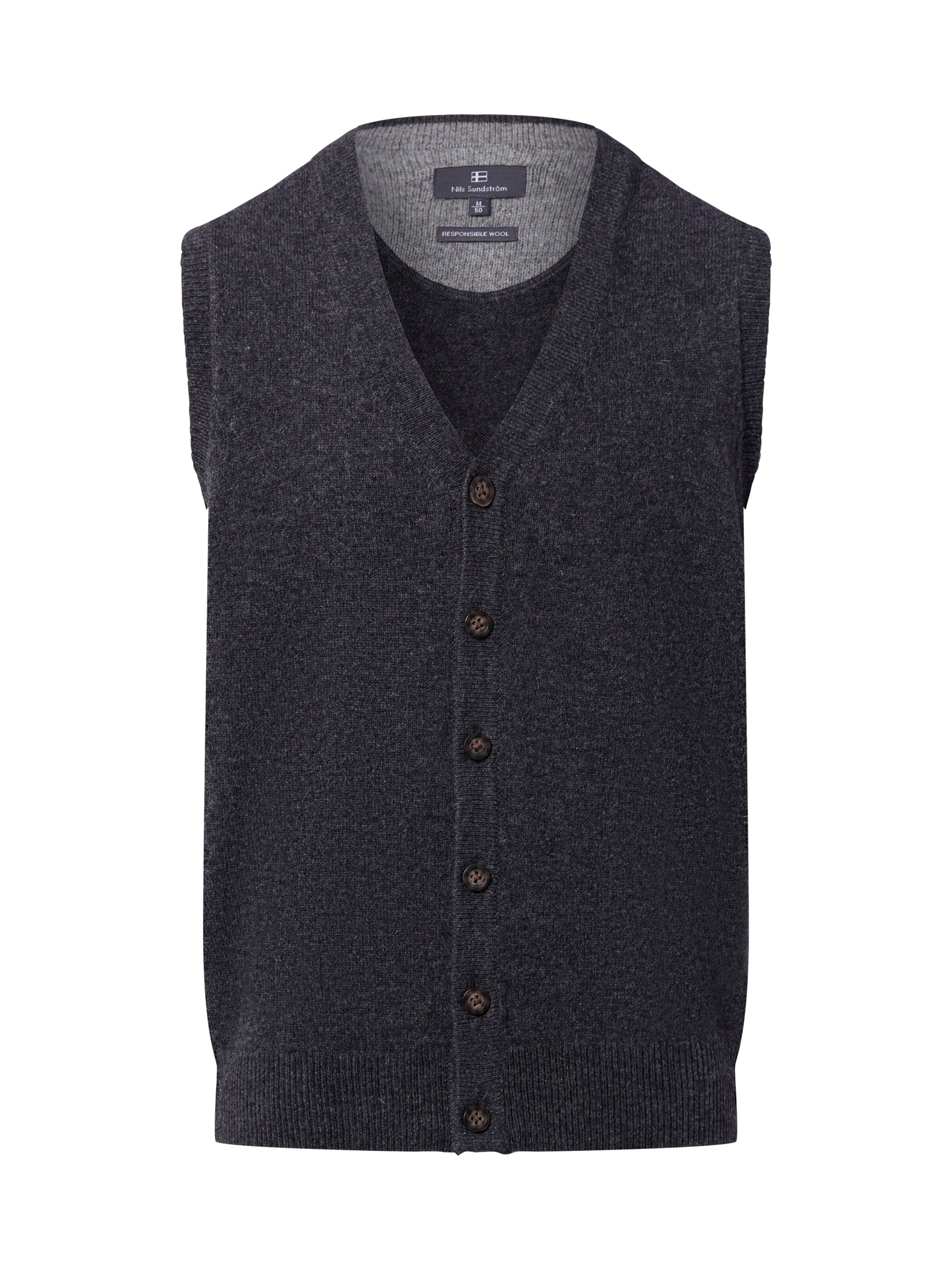 Andrew James Strickweste in Grau: Vorderseite