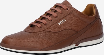 BOSS Sneaker bassa Saturn in Marrone ABOUT YOU