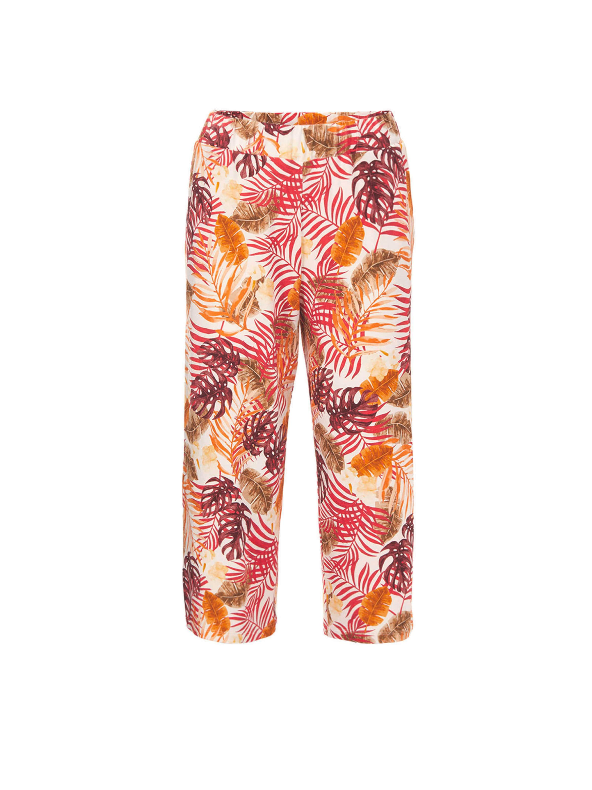 Goldner Wide leg Broek 'Louisa' in Gemengde kleuren: voorkant