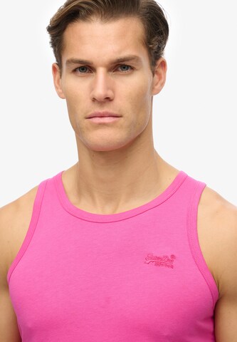 T-Shirt 'Essential' Superdry en rose