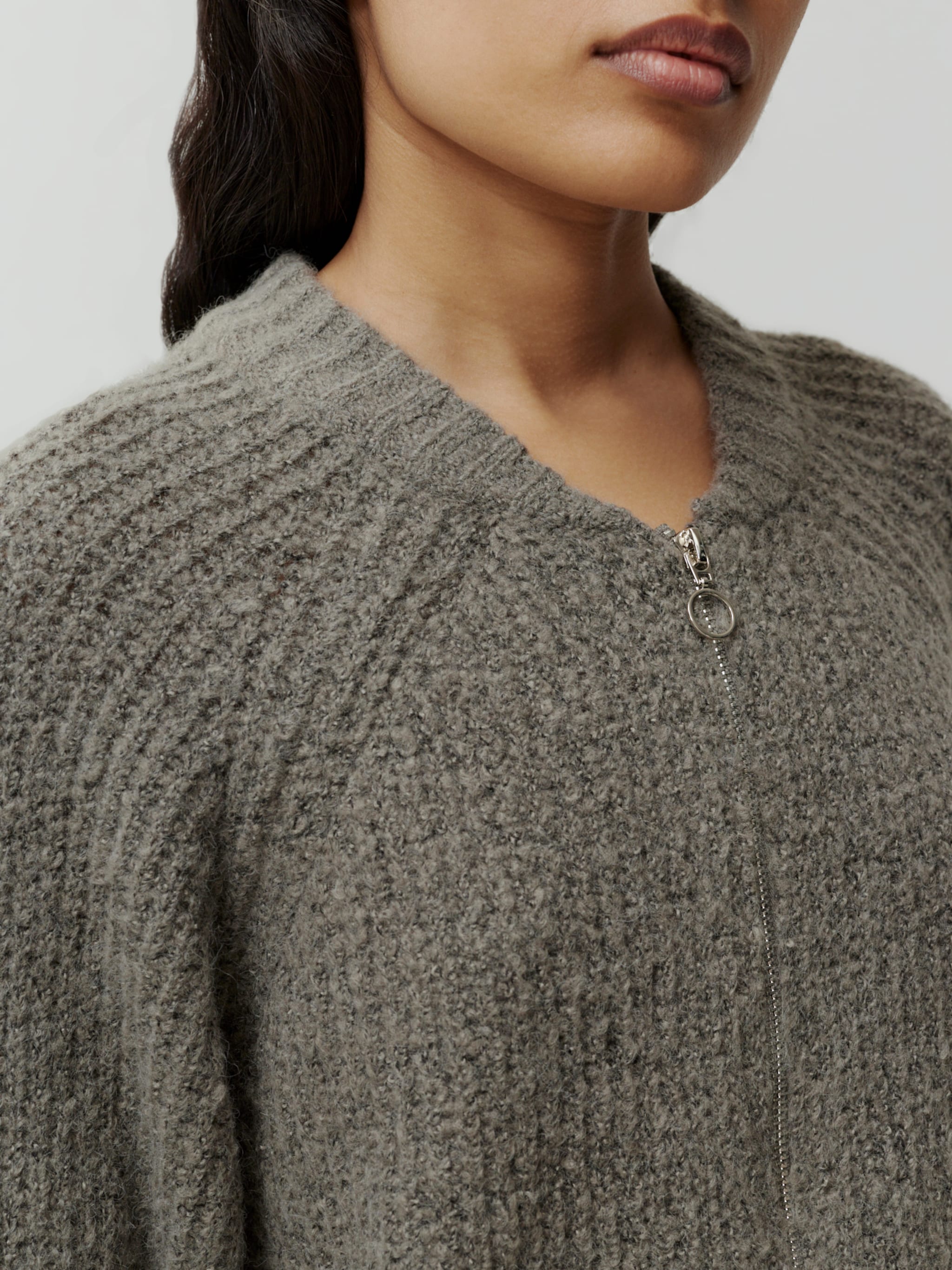 EDITED Produkte Strickjacke 'Rani' khaki