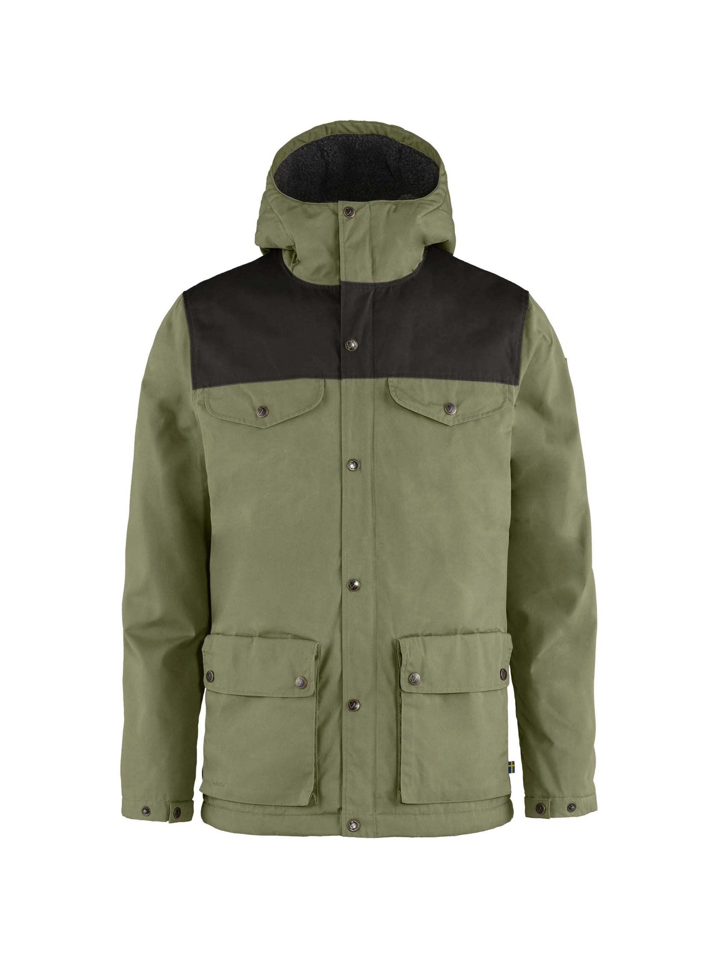 Fjällräven Weatherproof jacket 'Greenland' in Green: front
