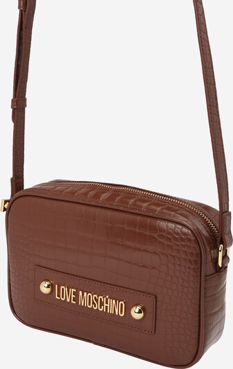 Love Moschino Crossbody bag in Dark brown / Gold, Item view