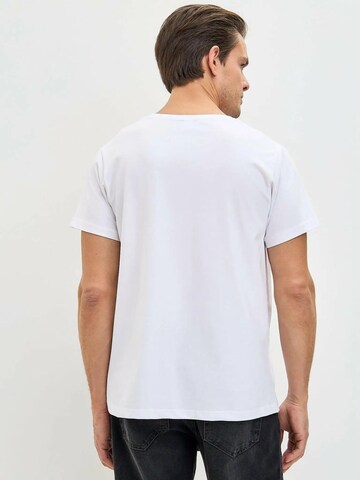 Cat e Lolette Shirt 'Mini Dandy Cat' in White