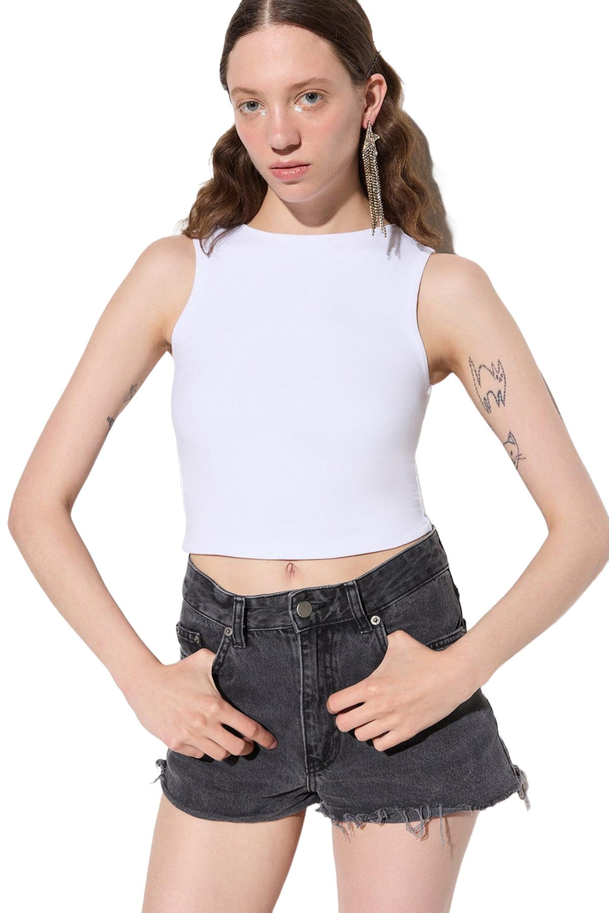 No Matter What Top in White