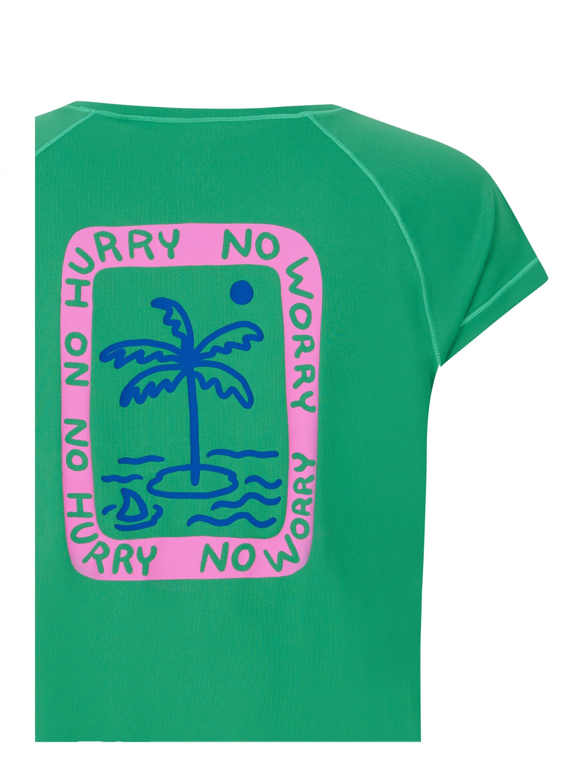 PROTEST Shirt 'PRTHappy'‌‌‌‌‌‌‌ in Grün