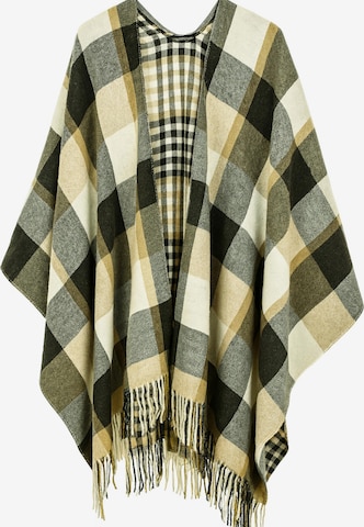 COLLEZIONE ALESSANDRO Cape 'Aspen' in Green: front