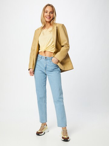 PIECES Shirt 'PHOEBE' in Yellow