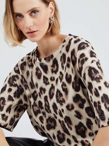 Lindex T-Shirt in Beige