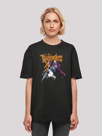 F4NT4STIC T-Shirt 'Batman Troublemakers' in Schwarz: predná strana