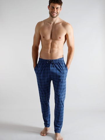 TOM TAILOR Pyjamahose in Blau