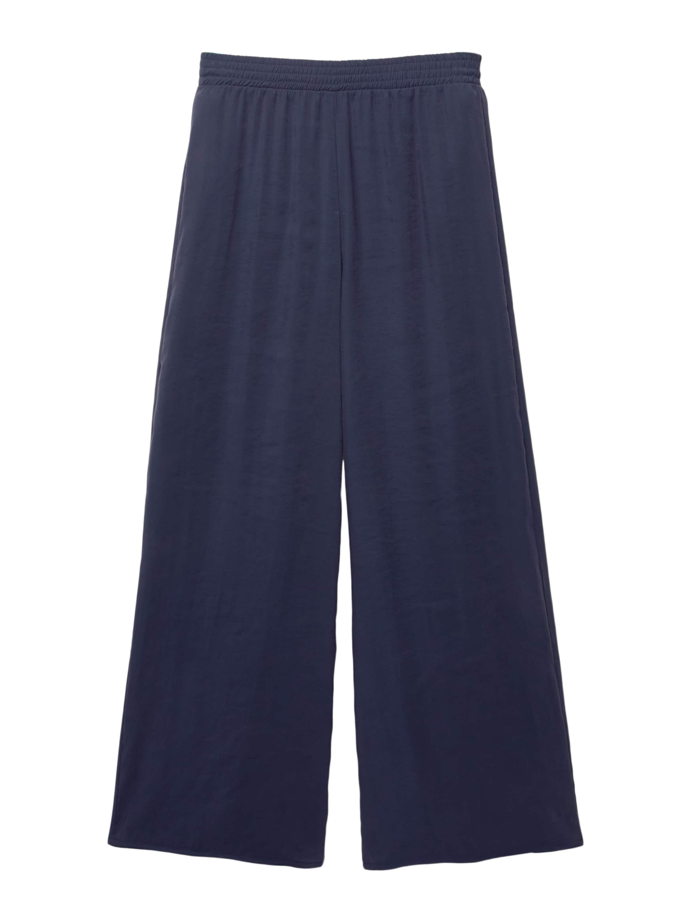 Pull&Bear Wide Leg Bukser i blå: forside