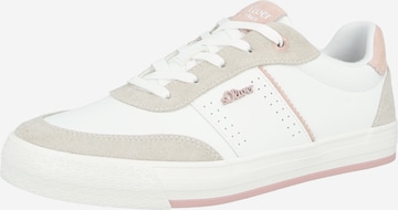 s.Oliver - Sapatilhas baixas em branco: frente