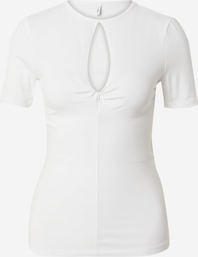 ONLY Μπλουζάκι 'EBBY' σε λευκό, Άποψη προϊόντος