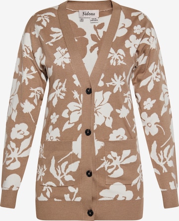 Sidona Плетена жилетка в сиво: отпред