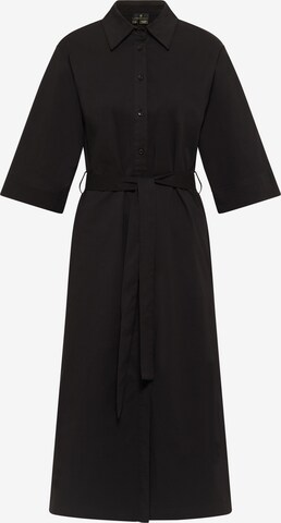 Robe-chemise DreiMaster Klassik en noir : devant