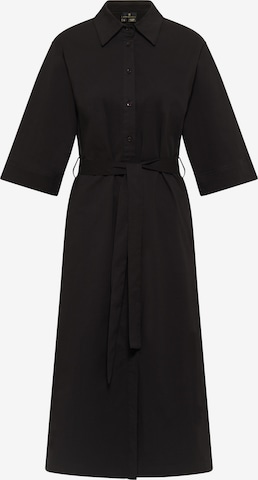 Robe-chemise DreiMaster Klassik en noir : devant