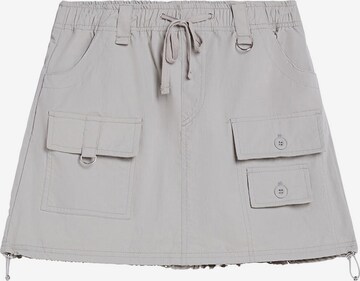 Bershka Skirt in Grey: front