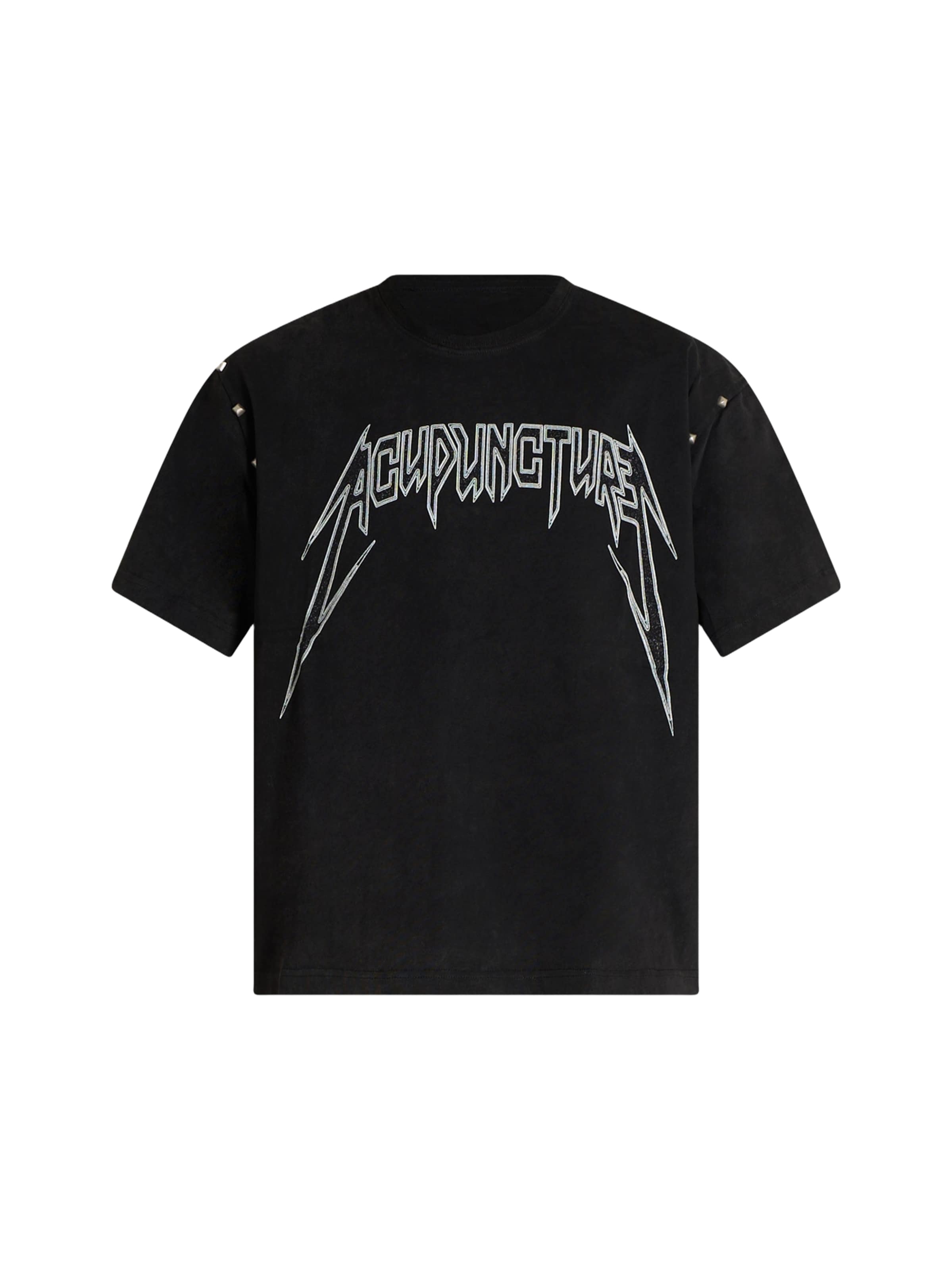 T-Shirt ACUPUNCTURE en noir : devant