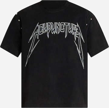 T-Shirt ACUPUNCTURE en noir : devant