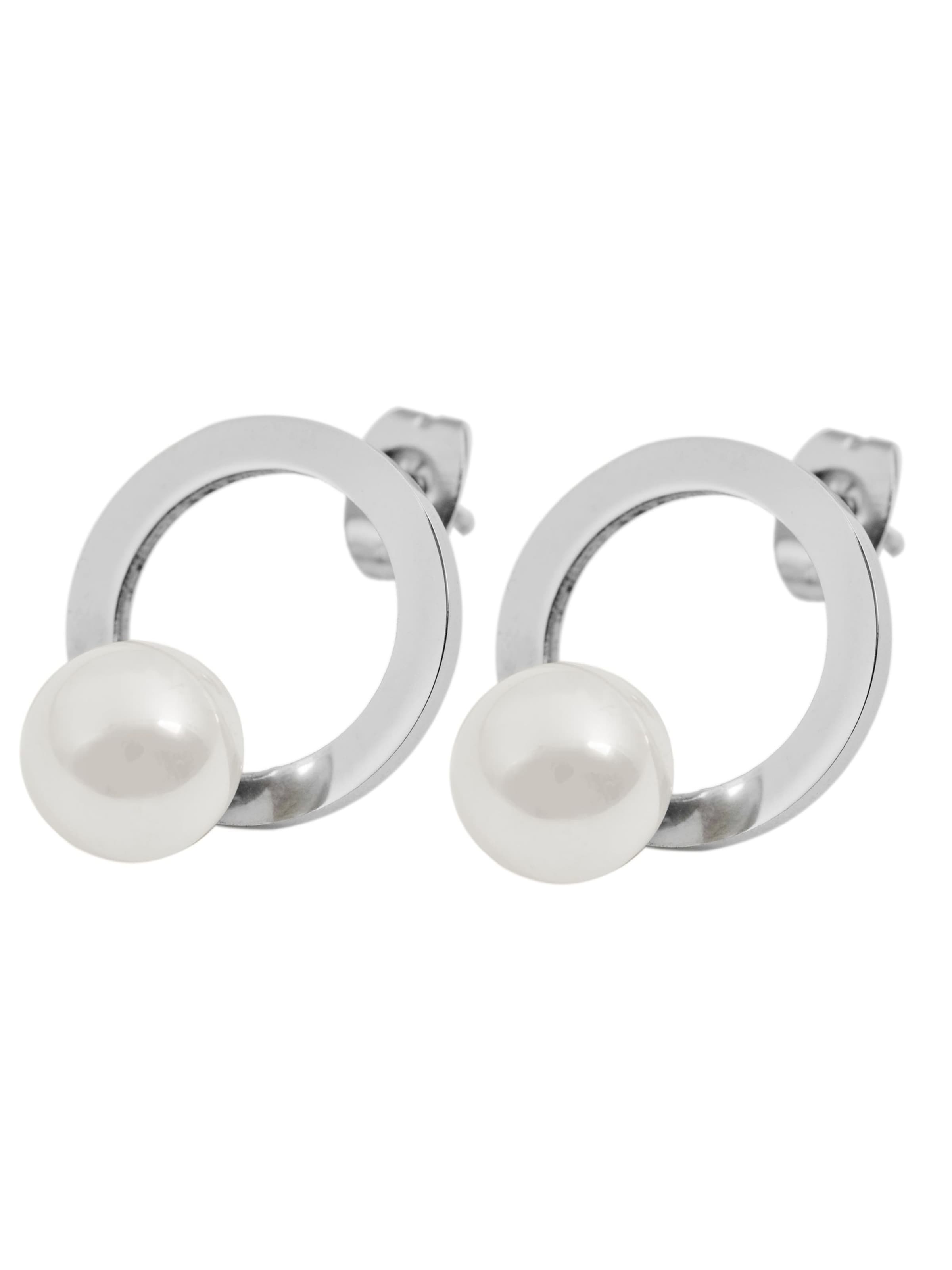 Akzent Earrings 'Cecilie, langlebig' in Silver