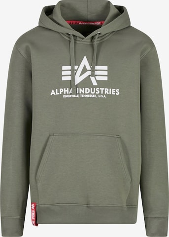 ALPHA INDUSTRIES Sweatshirt in Grün: Vorderseite