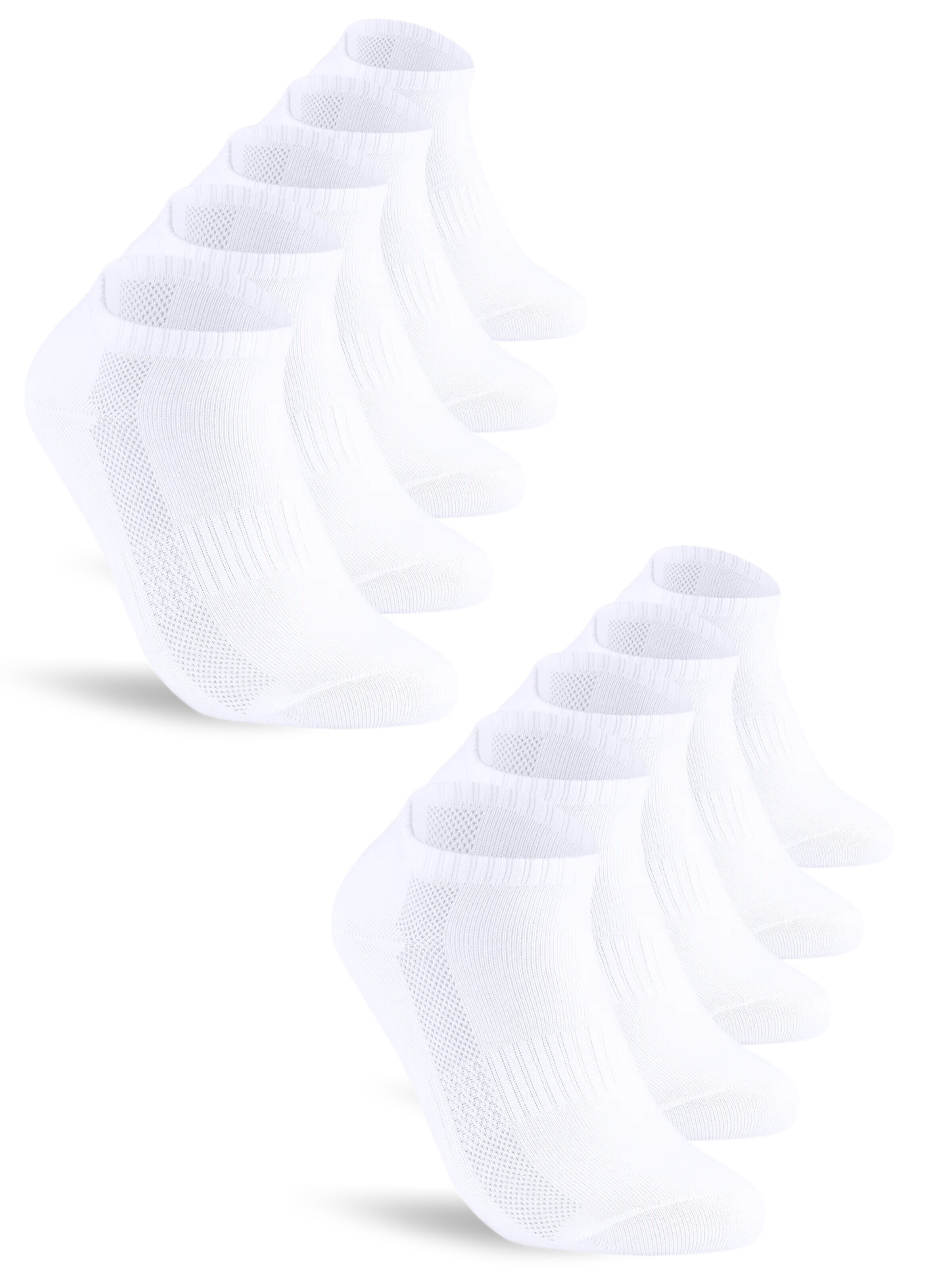 sockenkauf24 Ankle Socks 'Mesh Sneaker Socken' in White