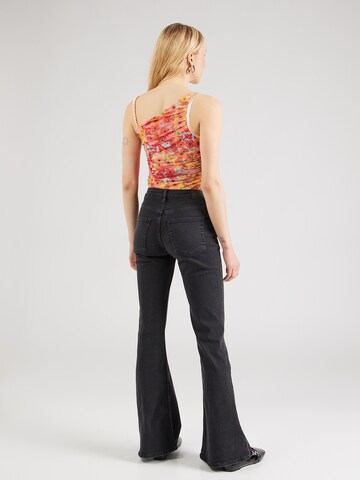 Monki Flared Jeans in Black