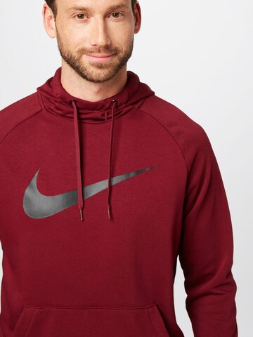 NIKE Athletic Sweatshirt in Red