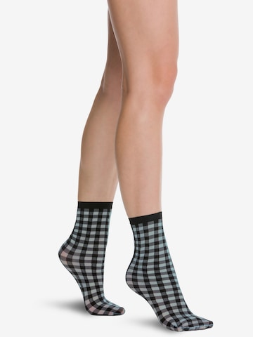 Chaussettes Wolford en noir : devant