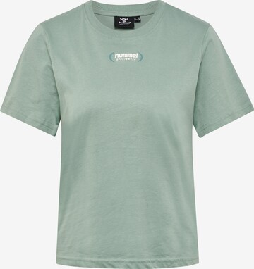T-shirt 'PAOLA' Hummel en vert : devant