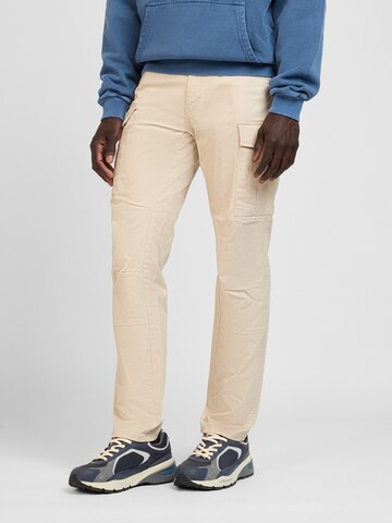 yazubi Slimfit Cargohose 'Jayden' in Beige