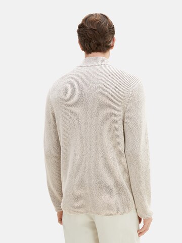 TOM TAILOR Pullover in Beige