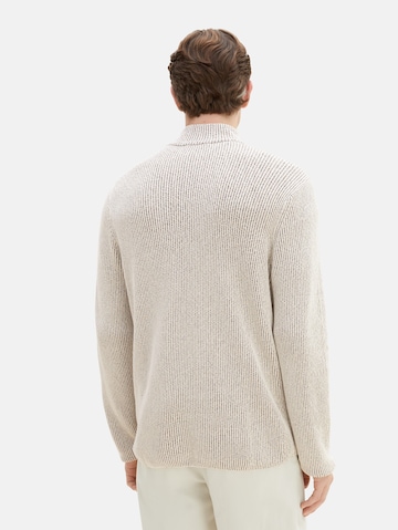 TOM TAILOR Pullover in Beige