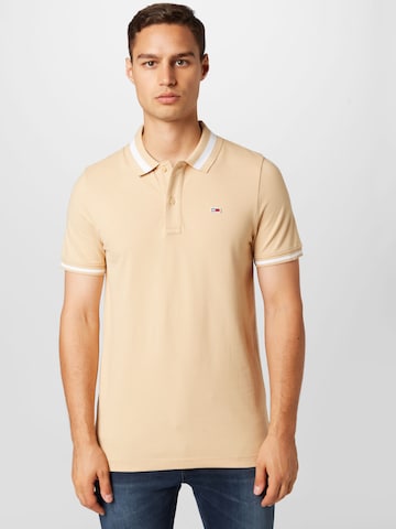 Tommy Jeans T-Shirt in Beige: predná strana