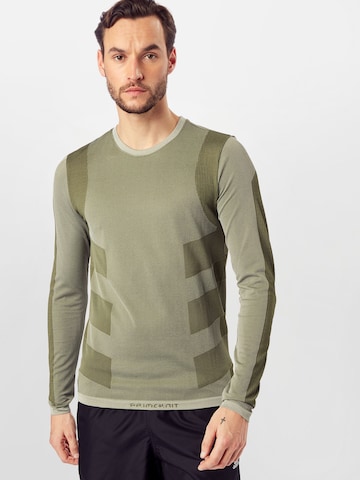 ADIDAS PERFORMANCE Functioneel shirt 'Studio' in Groen: voorkant