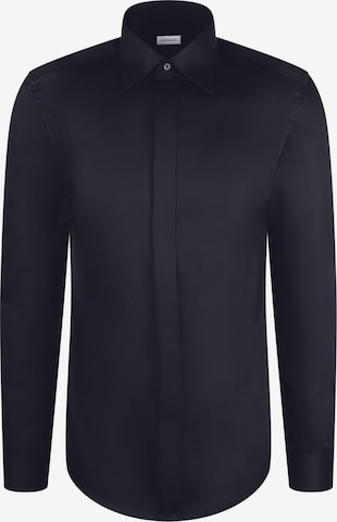 Chemise business SEIDENSTICKER en noir : devant