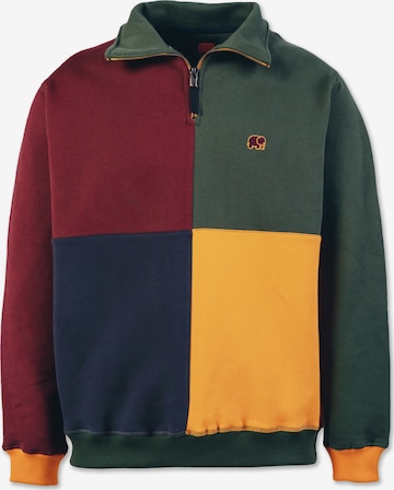 raudona Trendsplant Džemperis ' COLOR BLOCK ': priekis