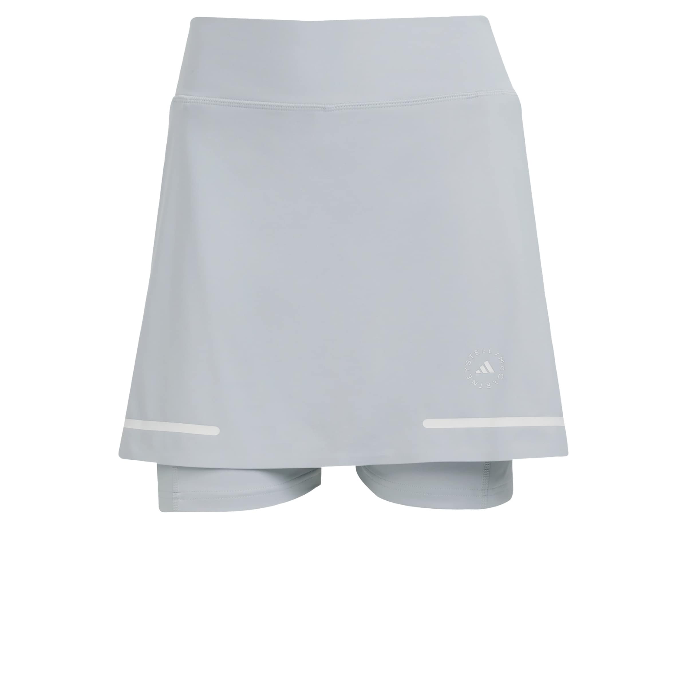 ADIDAS BY STELLA MCCARTNEY - Falda deportiva 'TrueNature' en gris: frente