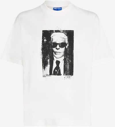 L dydžio Marškinėliai iš KARL LAGERFELD JEANS, spalva – pilka / juoda / balta, Prekių apžvalga