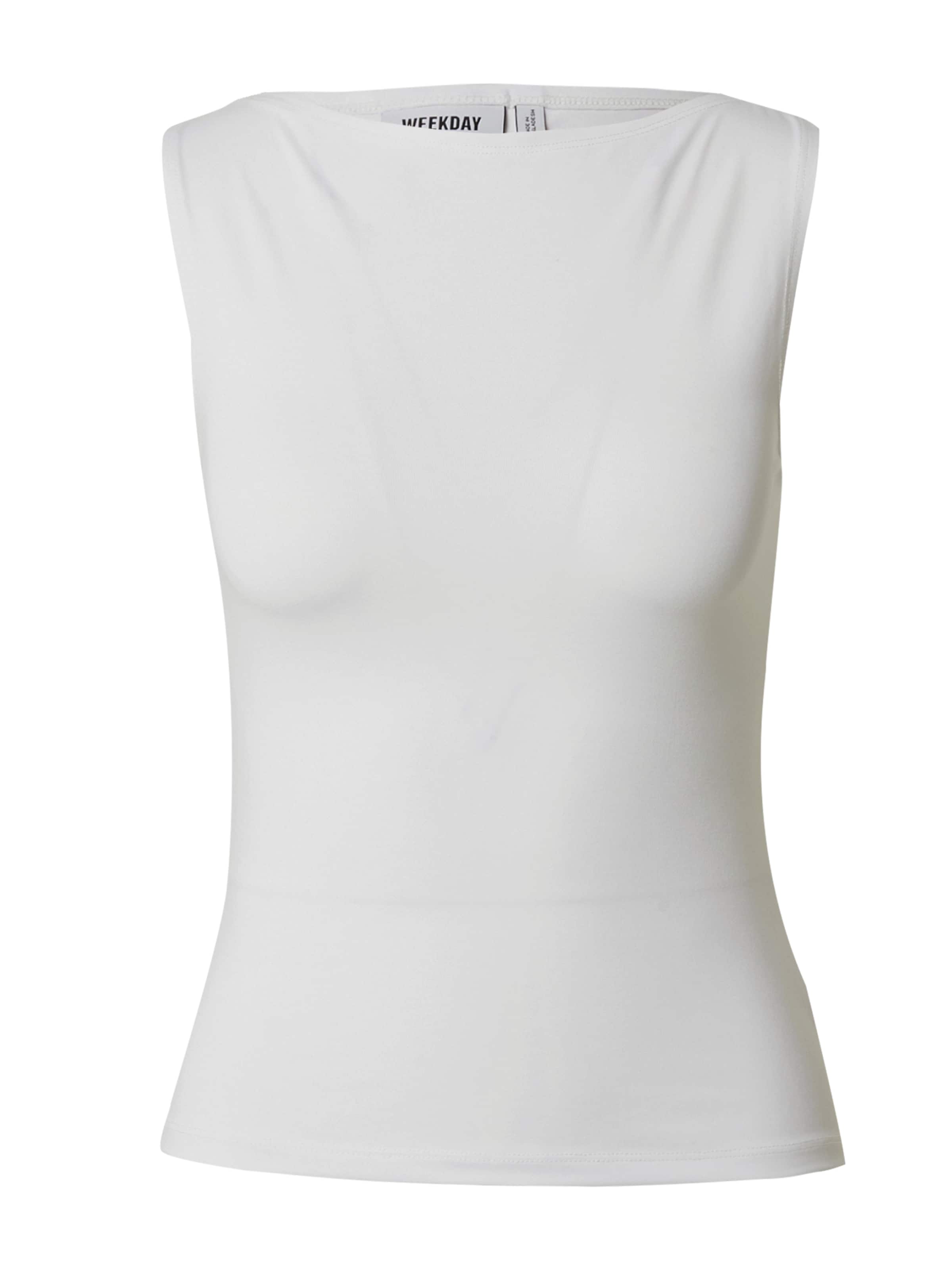 WEEKDAY Top 'Annie' in White: front