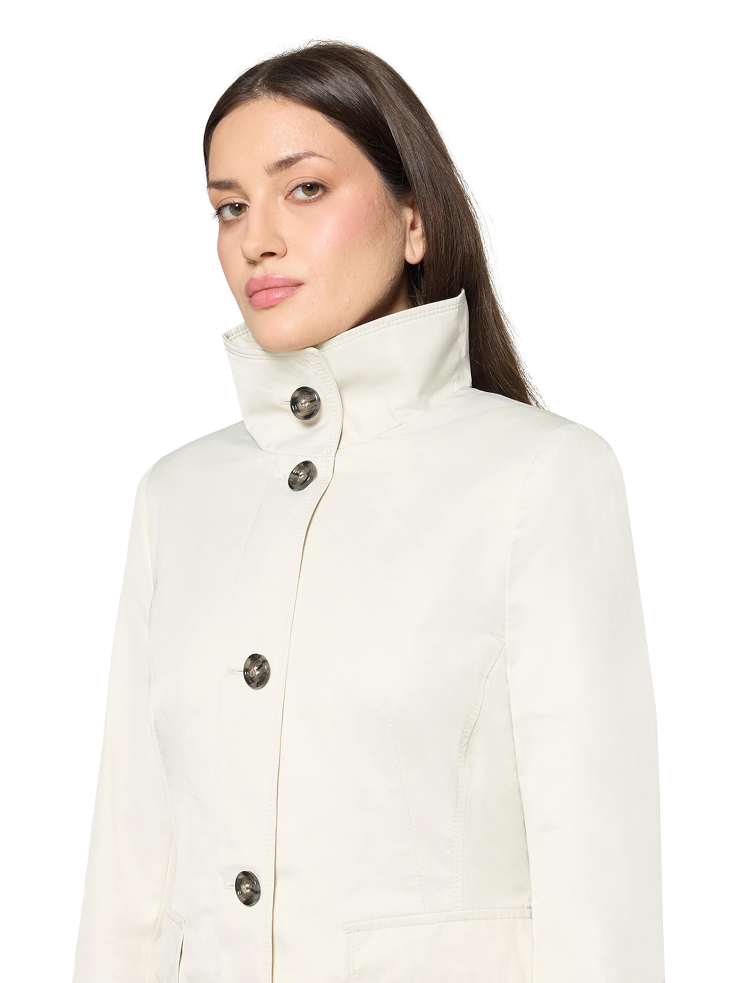 Manteau mi-saison GIL BRET en blanc
