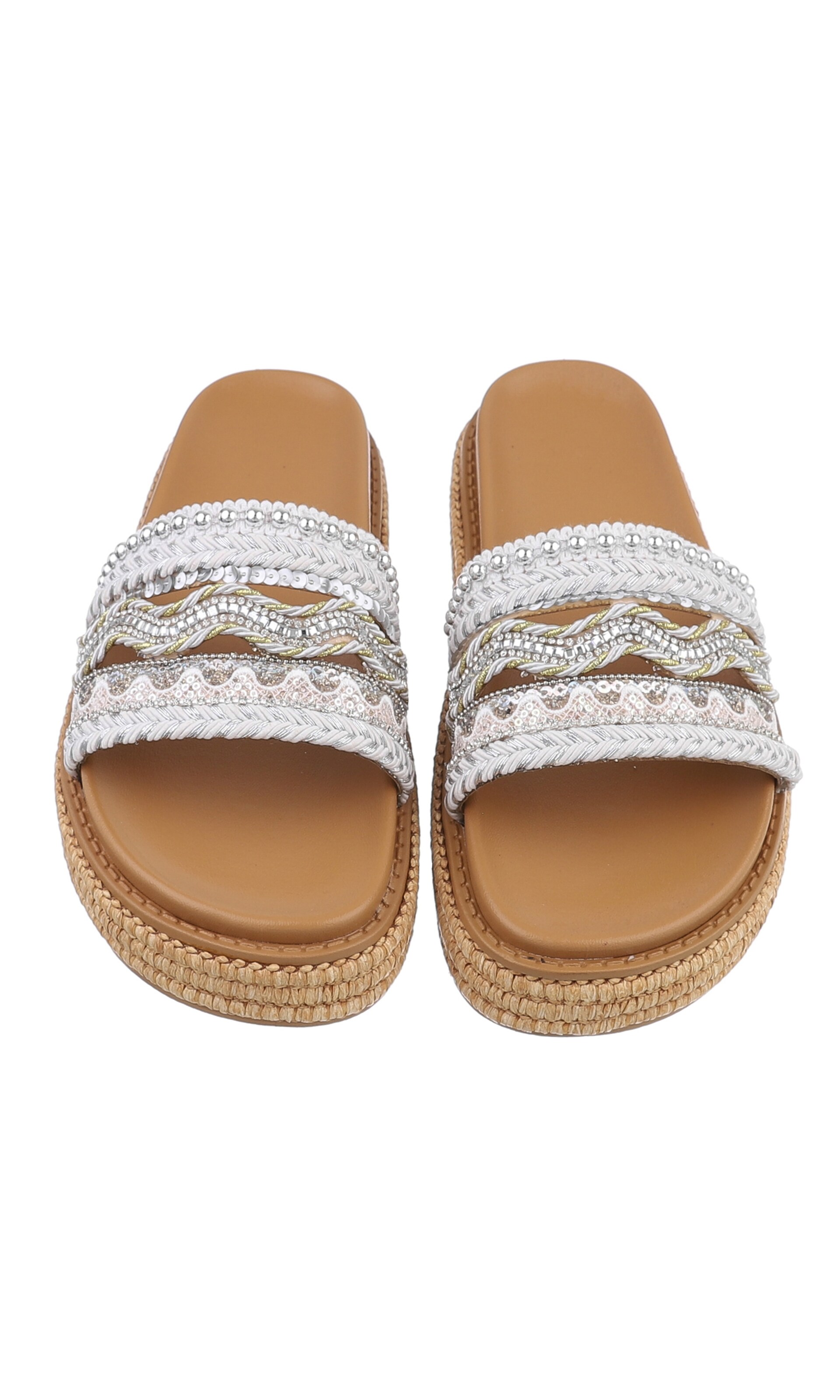 Ital-Design Pantolette in Weiß